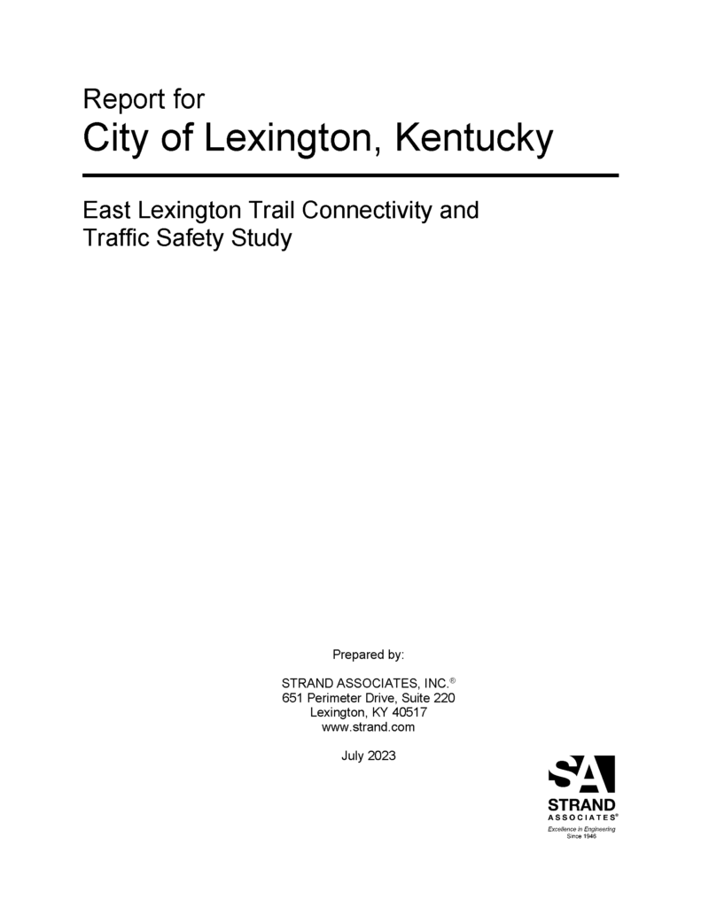 Connect East Lex Final Report Cover